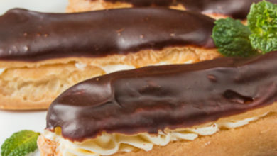Фото - Эклеры с итальянским сливочным кремом и шоколадом