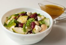 Фото - Фасолевый салат с цуккини и фетой