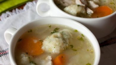 Фото - Куриный суп с зелеными клецками