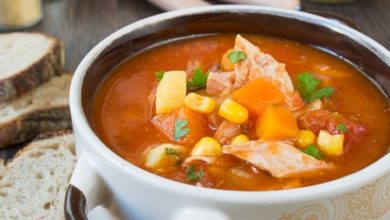 Фото - Томатный суп с тыквой и курицей