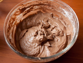 Тыквенно-шоколадный мраморный кекс