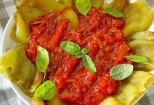 Фото - Закуска из болгарского перца и помидоров