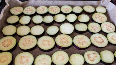 Фото - Печеные баклажаны в легком маринаде с овощами